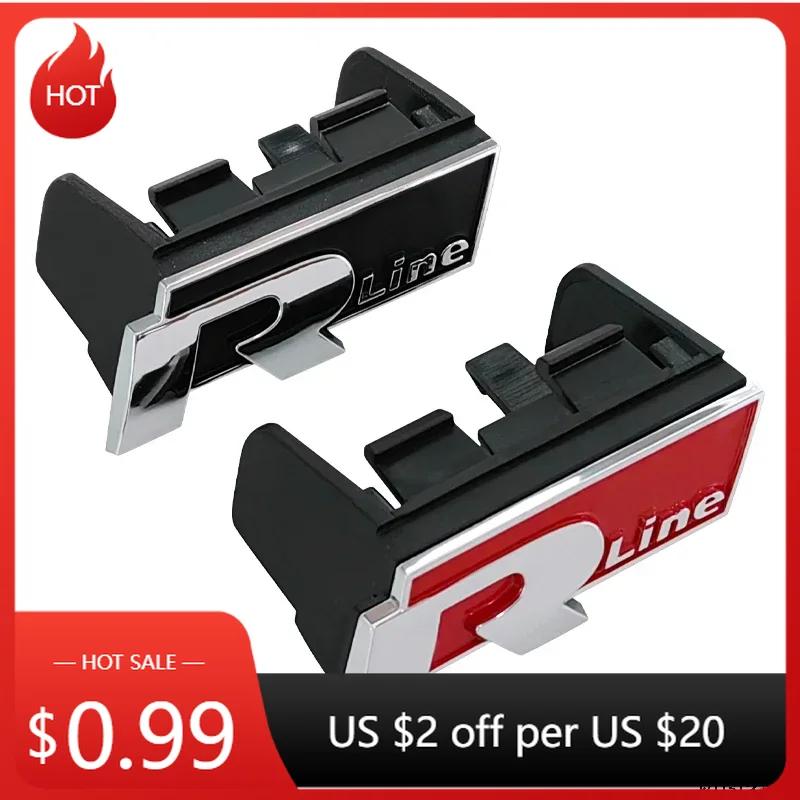 BHC1 For VW VOLKSWAGEN 2026 New ABS Car Front Grille Emblem Badge for Volkswagen Golf R Rline Tiguan Touareg Polo GTI CC Passat R36 S JW7