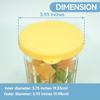 4 Pack Silicone Replacement Lids for Luminarc Working Glass, BPA Free Storage Covers Fit 14 Ounce Dof & 21 Ounce Dof & 23.25 Ounce Coolers,
