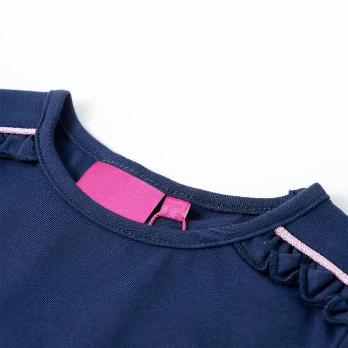 Kids' Long-sleeved T-shirt Navy Blue 92/104/116/128/140