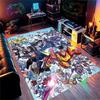 High-quality Cartoon T-Transformers Autobots 3D Bathroom Anti-Slip Mat Rugs for Home Kitchen Floor Decor Carpet