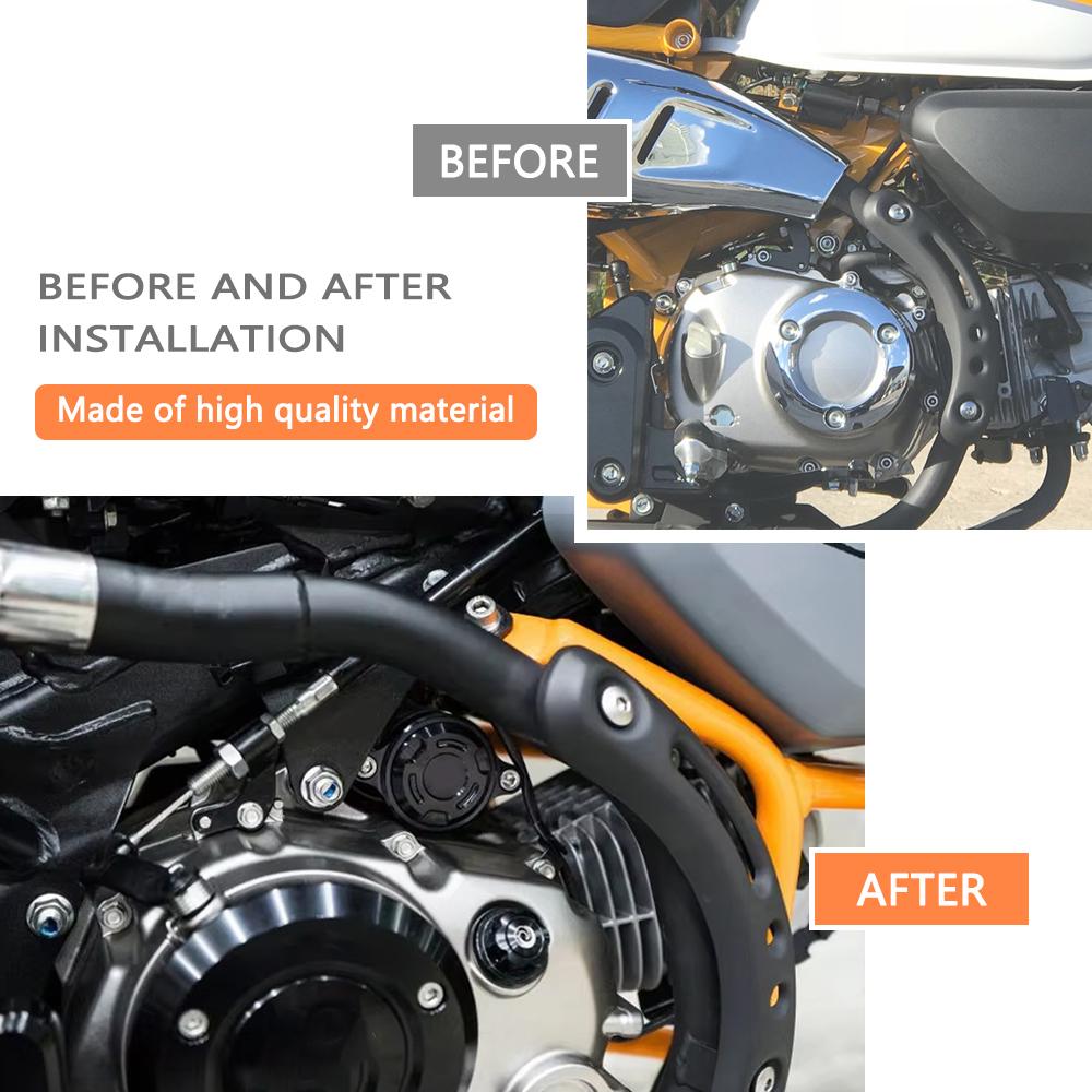 For HONDA DAX ST 125 monkey125 GROM MSX125 2021 2022 2023 2024 2025 Motorcycle Right Engine Starter Cover Crankcase Trim Cover