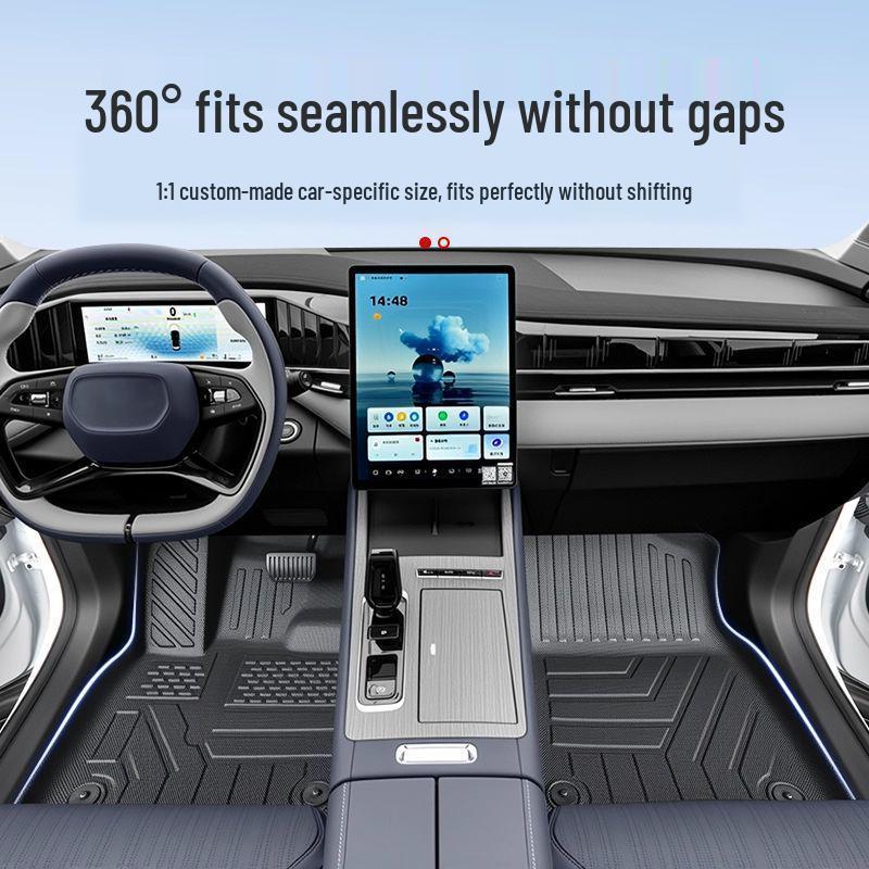 MG4 Floor Mats - Scratch-Resistant, Anti-Slip, Odorless TPE Material, Fits 2025 Model, Eco-Friendly