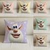 B-Booba Cushion Cover Natural Linen Pillowcase Set, All-In-One Decor For Sofa, Bedroom & Chair