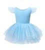 New Girl Ballet TuTu Dress 1-8 Ys Fashion Professional Kids Dancing Party Dress Performance Costume Princess Wedding Dress