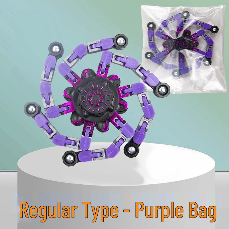 Kids' Transforming Luminous Gyro Decompression Fidget Toy