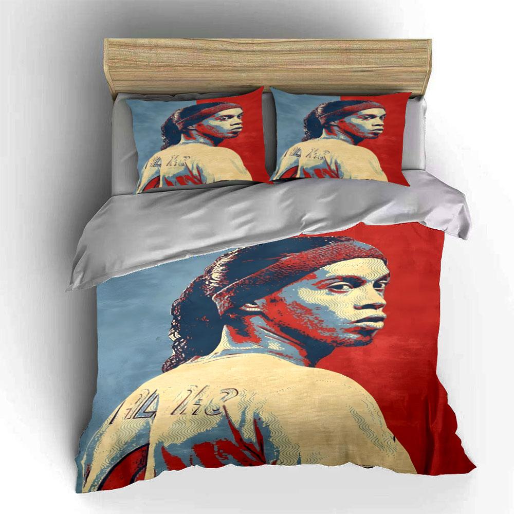 Portrait of a Footballer. Bedding Sets Duvet Cover Sets Duvet Covers Pillowcases(1 * Duvet Cover 2 * Pillowcases Without Duvet Insert)