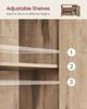 VASAGLE Storage Cabinet, Sideboard, Buffet Table with 3 Doors, for Dining Room, Living Room, Kitchen, 33 x 110 x 75 cm, Industrial Style