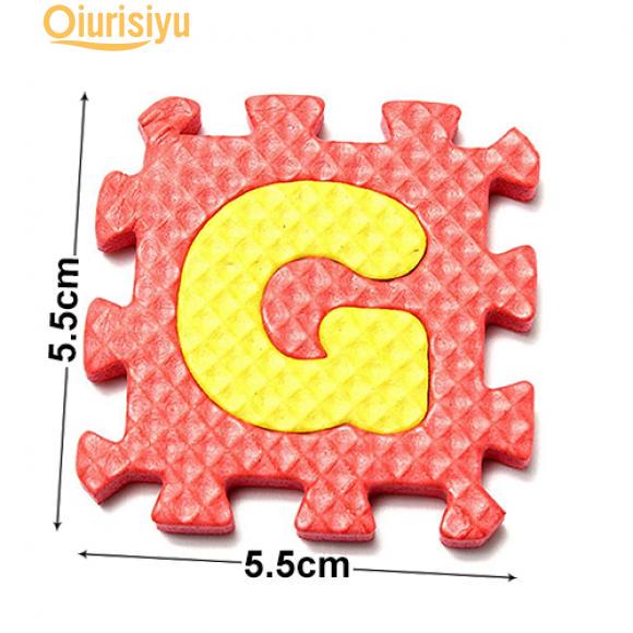 36 Pcs/Set Alphabet Number EVA Puzzle Foam Teaching Mats Toy