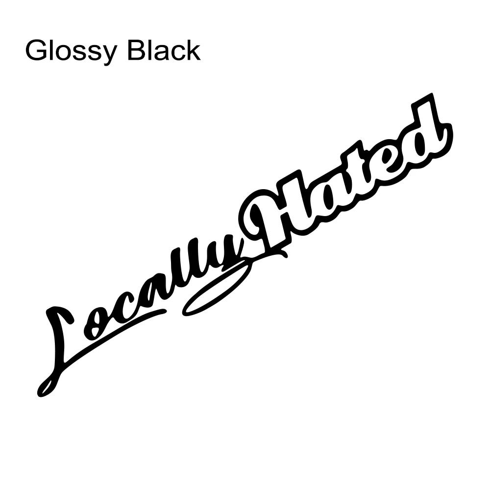 Locally Hated Car Front and Rear Windshield Sticker Auto Window PVC Waterproof Decoration Vinyl Decals Universal Accessories