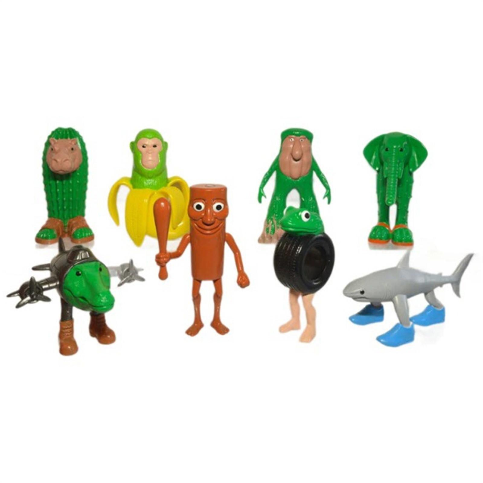 

Ручная модель фигурки в обуви, настольные аксессуары 8 шт. One Size