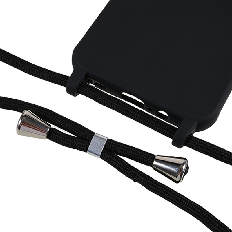 For Samsung Galaxy A14 5G/4G TPU Case Fall-proof Back Cover with Lanyard