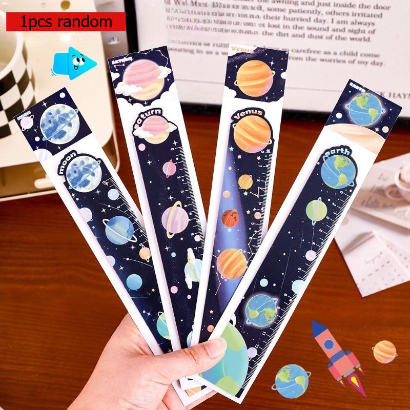 

Gift Cute Planet Magnetic Bookmark Ruler Student Stationery Painting Creative Small Prizes Office School Supplies Kawai Lovely