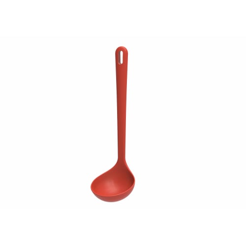 Ballarini Rosso Soup Ladle, Silicone, Heat-Resistant, Dishwasher-Safe [Official Japanese Product] 28000-001