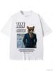 Tim Cheese Meme Men T-shirt Funny Mouse Meme Y2k Graphic T-shirt Top 100% Cotton Soft Unisex O Collar Oversized Streetwear