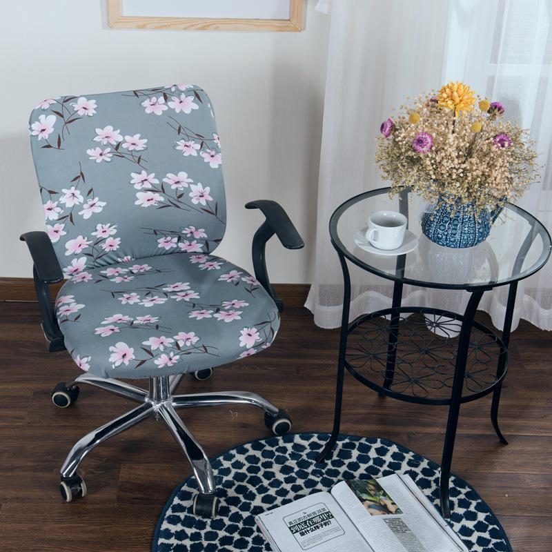 Elegant Elastic Split Chair Cover for Office, Dining, and Computer Chairs