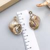 Gold Electroplated Acrylic Conch Pendant Charm for DIY Bracelets and Necklaces