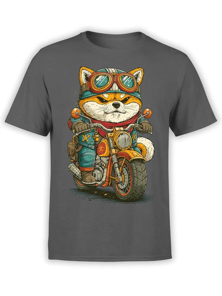 Road Rebel Shiba Inu TShirt Unisex S