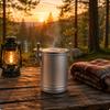 All in One Camping Cooker Versatile Stainless Steel Pot Multiuse Portable Soup for Solo