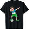 Dabbing Fußballjunge - Usbekistan Fußballfans Trikot Sport T-Shirt