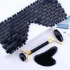 Rose Quartz Obsidian Jade Eye Mask Massager Natural Jade Roller Gua Sha Gouache Scraper Facial Lift Beauty Skincare Massage Tool