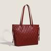 Red Bridal Bag Wedding Bag 2025 Summer New Trendy Versatile Large Capacity Portable Shoulder Bag Tote Bag