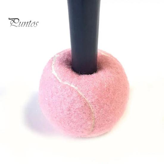 4 Stück vorgeschnittene Tennisbälle für Gehhilfen, für Möbelbeine, Bodenschutz, universelle Filzgleiter für Gehhilfenbeine, Gleitbeläge für Senioren