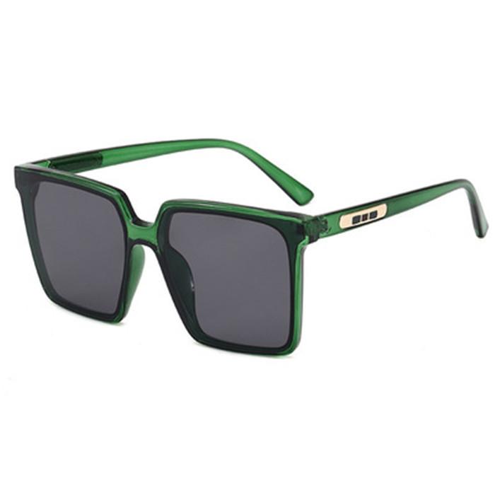 Neue Vintage Quadrat Übergroße Sonnenbrille Frauen Männer Marke Designer Transparent Gradienten Sonnenbrille Großen Rahmen Brillen UV400