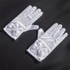 Bowknot Gloves for Ceremony School Boys and Girls Bowknot Elastic Gloves for Dress Etiquette Gloves Stage Performances