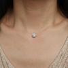 Shiny Fishline Collar Fishing Line Invisible Zircon Choker Jewelry Pendant Necklace