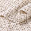 Gold Thread Plaid Fabric for DIY Handmade Bouquets and Bags