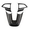 For Ford Focus 3 MK3 2015 2016 2017 2018 Steering Wheel Panel Decoration Sticker Cover Trim Protector Interior Accessories