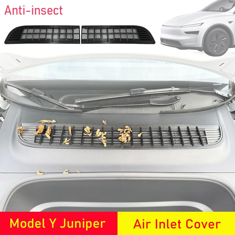 Air Inlet Protective Cover For Tesla Model Y Juniper 2026 Accessories Anti-insect Anti-fouling Front Air-Conditioning Grill Mesh