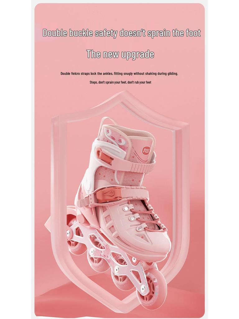 Sway Swis Professional Beginner Roller Skates for Children and Adults - Single Row with Brake.