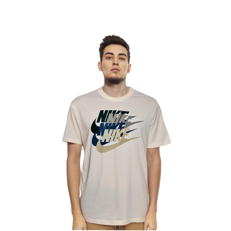 Nike T Shirts Men's Crew Neck Moderate Straight Fit DV3317-133