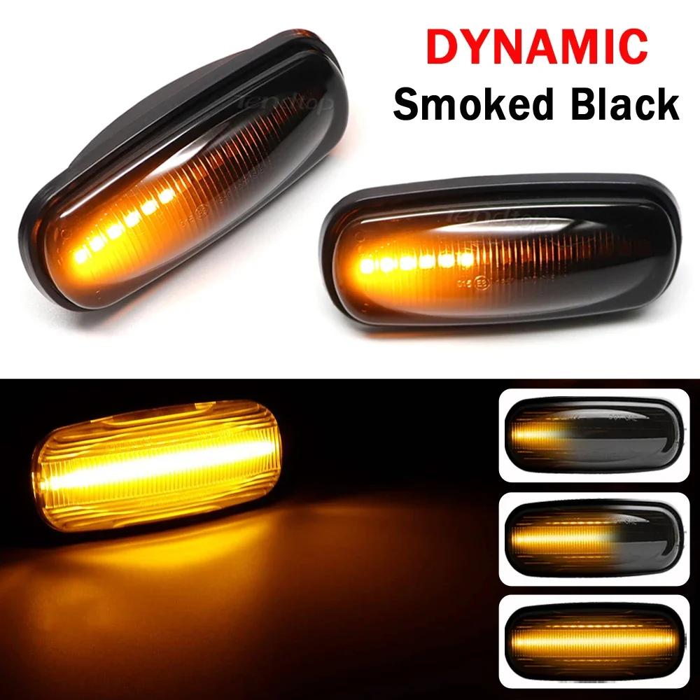 Car Dynamic Flowing Water LED Side Marker Light For Land Rover Discovery 2 1999-2004 Defender Freelander 1 1997-2005