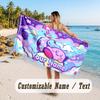 Personalized Beach Towel,Kirby Custom Printed Name Text, Super Absorbent Towel For Beach Vacation