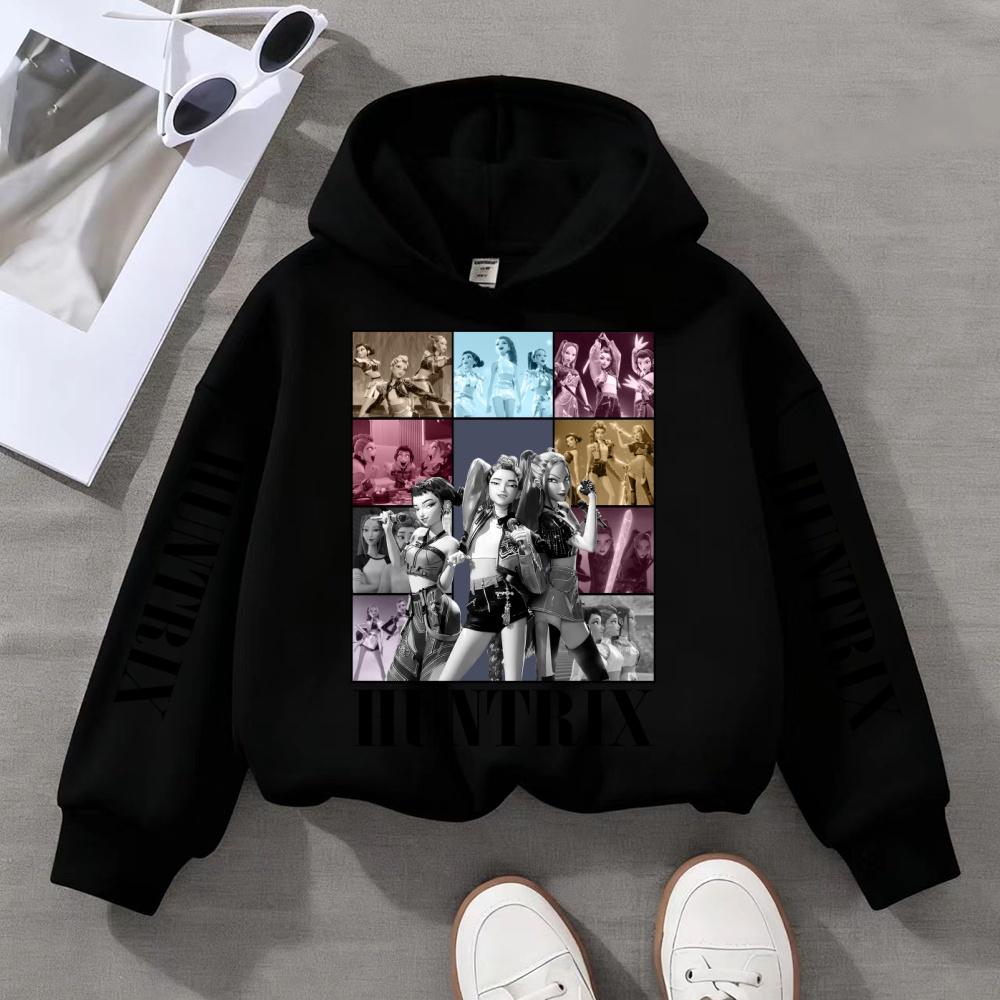 Fashion Children's Clothing Cartoon Printed Sweatshirt Casual Comfort Hoodie Girls