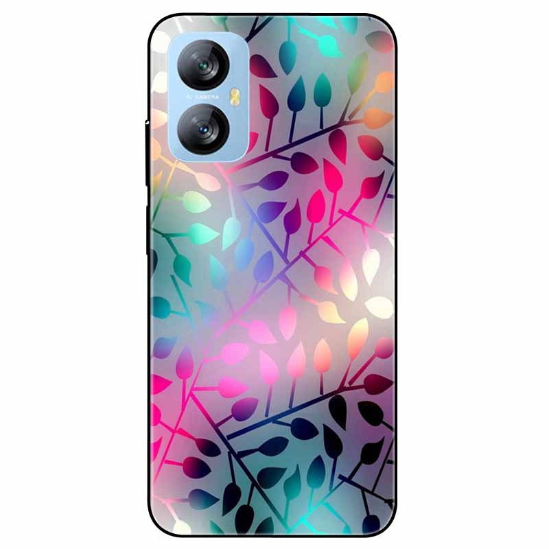 Für Blackview A52 Pro Hülle Handyhülle Stoßfeste Schwarz lackierte TPU Hülle für Blackview A52 Pro Silikon Weicher Bumper A52Pro Süß