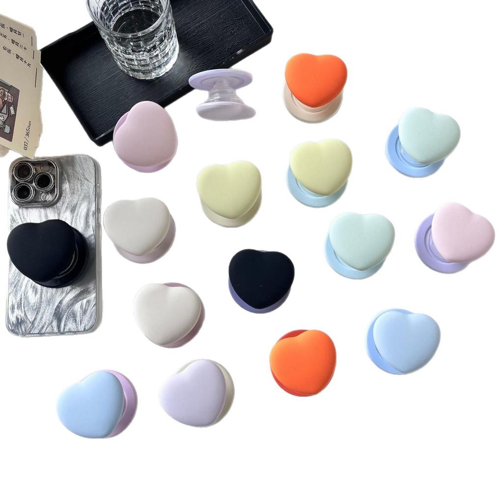 Silicone Heart MagSafe Magnetic Stand - Strong Adhesion & Retractable Design