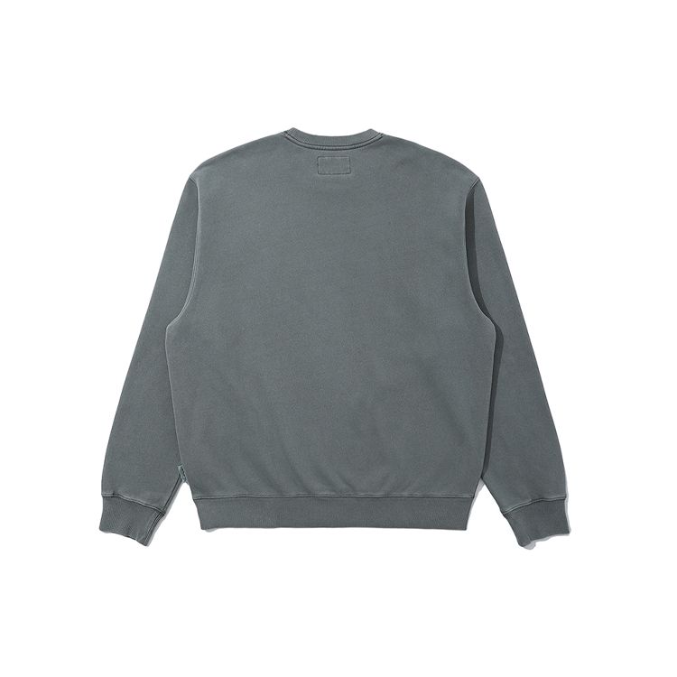 Carhartt WIP Embroidered Washed Vintage Pullover Sweatshirt Men Sweatshirts Gray-Green CHXSWA202007F-GRD