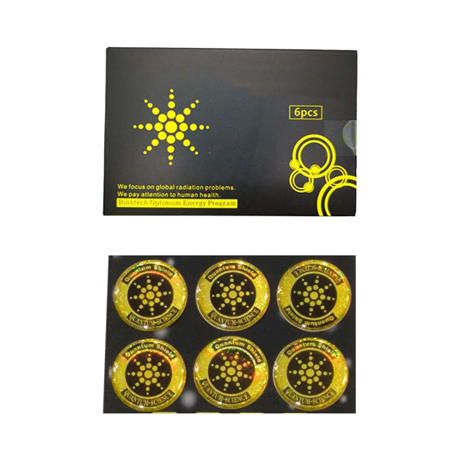 

Шестипакет Энергия Радиационный Экран Радиационная Наклейка для Телефона с Защитой от Радиации Отрицательных Ионов для Мобильного Телефона One Size