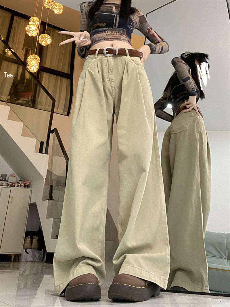 Women s High Waist Retro Straight Leg Jeans - Petite & Floor Length XL