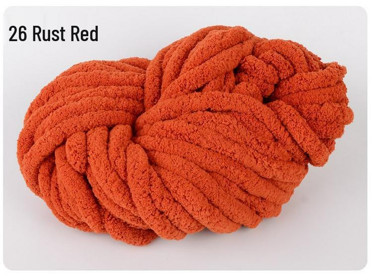 Winter DIY Super Dicke Isländische Wolle Handgewebter Schal & Mütze Garn