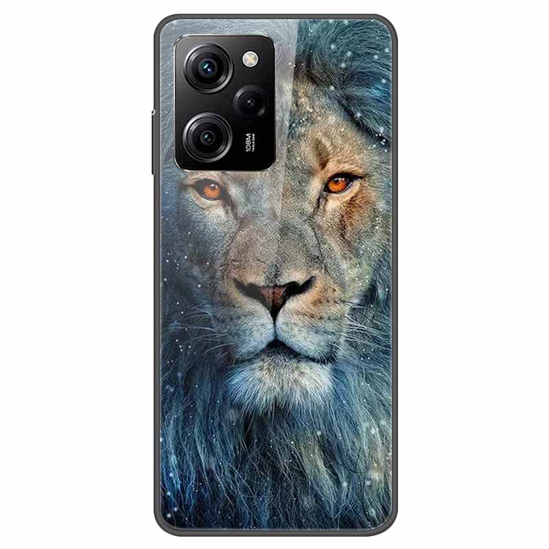 Tempered Glass Case for Xiaomi Poco X5 Pro / PocoX5 Cover Hard Shockproof Cases for Xiaomi Poco X5 5G 6.67'' Funda Coque Case