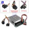 DC Motor Speed Controller DC 10V-55V 40A PWM Brushed DC Motor Speed Controller CW CCW Reversible Switch with LED Digit Display