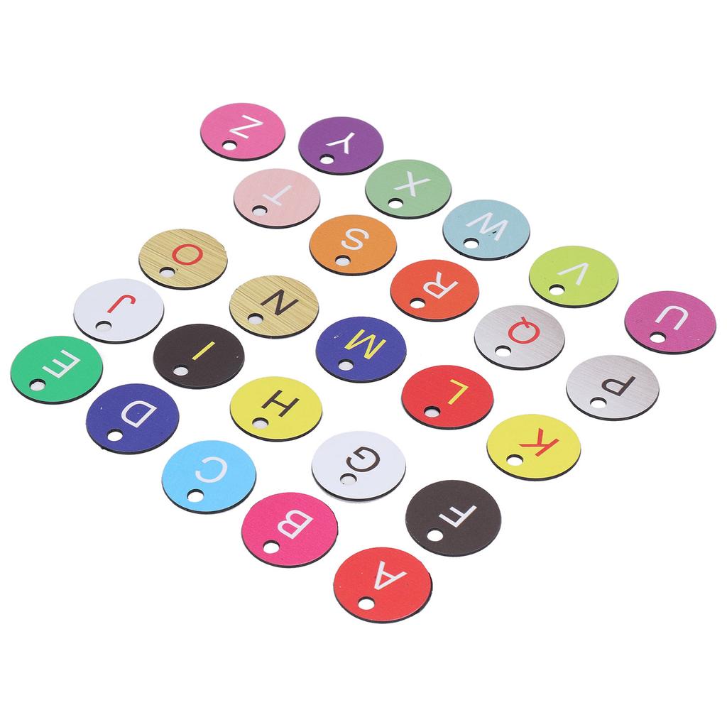 26PCS Beehive Numbered Tag Marker with Hole Round Beehive Label Beekeeping Accessory for Garden26