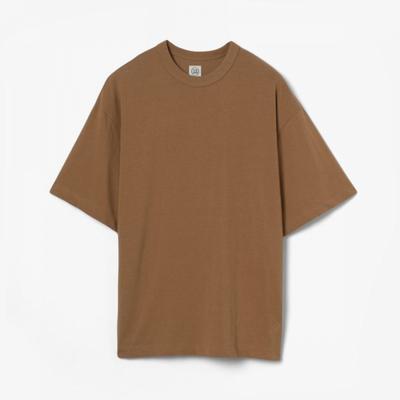 Tbrm CoTTon Crewneck T shirT Camel Tbe2m60000a28