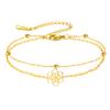 LIKGREAT Flower of Life Bracelet Vintage Bracelets for Women Men Fashion Charms Sacred Geometry Jewelry Gifts