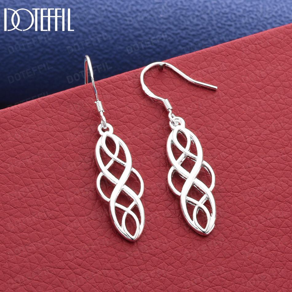 925 Sterling Silver Art Ring Pendant Earrings - Exquisite Gift Jewelry
