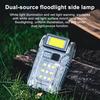 LED Hat Clip Light Rotatable Hands-Free Portable USB Rechargeable Mini Flashlight Lightweight Portable Outdoor Fishing Riding Camping Headlight